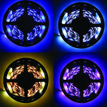 Carica l&#39;immagine nel visualizzatore di Gallery, STRISCIA BOBINA A LED 5050 RGB 5METRI SMD 5 METRI LUCE MULTICOLOR COLORI...