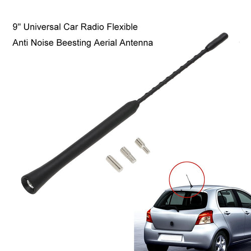 Antenna universale per auto, 29 cm, colore: nero 29CM - Ilgrandebazar