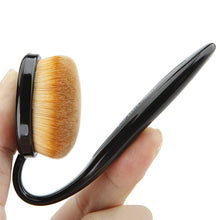 Carica l&#39;immagine nel visualizzatore di Gallery, Start Makers pennelli ovali make up - 10pcs / Set Spazzolino stile black