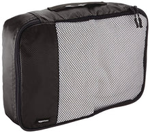 Carica l'immagine nel visualizzatore di Gallery, AmazonBasics ZH1509005, Set da 4 cubi organizzatori , Nero, Media Media, Nero