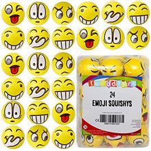 Carica l&#39;immagine nel visualizzatore di Gallery, 24 palline antistress con faccina emoji. per alleviare lo stress, allenare... - Ilgrandebazar