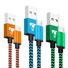 Carica l'immagine nel visualizzatore di Gallery, Aione Cavo Micro USB 2M [3-Pezzi] Android Nylon... - Ilgrandebazar