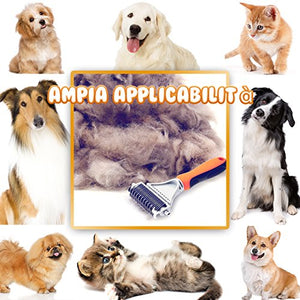 TOPELEK-Spazzola per Animali Domestici, Pettine Gatto Pelo Lungo,Spazzola...