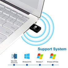 Carica l&#39;immagine nel visualizzatore di Gallery, Adattatore WiFi Scheda di Rete AC 600Mbps Nessun Bisogno Driver - Ilgrandebazar