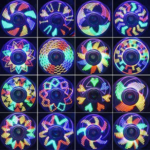 Fidget Spinner Hand Quimat a Mano Luce LED UP Giocattoli da Dita EDC... - Ilgrandebazar