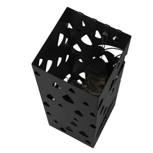 Carica l&#39;immagine nel visualizzatore di Gallery, SONGMICS Porta Ombrelli in Metallo, Portaombrelli Quadrato, con Gancini Nero - Ilgrandebazar