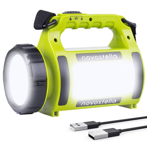 Novostella Torcia Lanterna LED 3 in 1, Lampada Ricaricabile USB 2000mAh - Ilgrandebazar