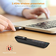 Carica l&#39;immagine nel visualizzatore di Gallery, Puntatore Laser, Doosl Presentatore Wireless Presentazione Powerpoint da Nero
