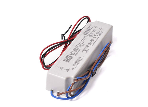 Kingled - MeanWell Alimentatore Impermeabile IP67 Serie LPV (DC 60W, Dc 24v - Ilgrandebazar