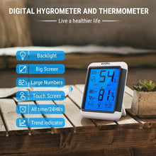 Carica l'immagine nel visualizzatore di Gallery, UMI. Essentials - Igrometro Digitale Termometro Interno Misuratore di Temperatura e umidità Ambiente con Retroilluminazione per Casa