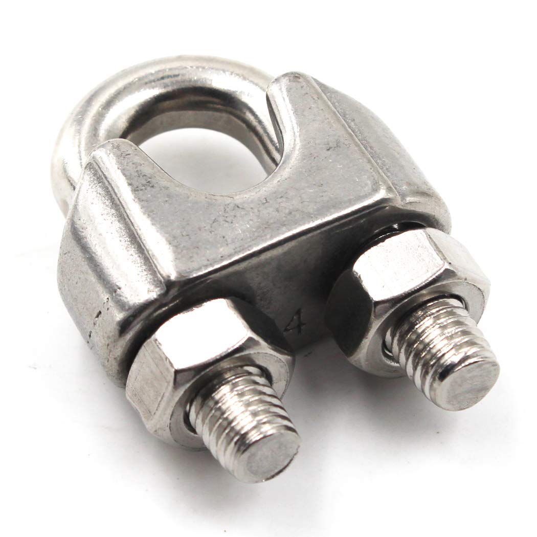 Morsetti Per Cavo In Acciaio Inox 304 - 20 Pezzi Misura M3 Per Funi E Cavi