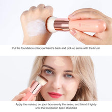 Carica l'immagine nel visualizzatore di Gallery, DUcare Pennello Fondotinta Flat Top Pennelli Make Up Kabuki per Fondotinta Liquido per Lucidatura, Puntini, Correttore