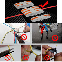 Carica l&#39;immagine nel visualizzatore di Gallery, WPERSUVV Compact Connettore, Morsettiera a Barra di Pressione Bilaterale,...