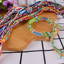 Carica l'immagine nel visualizzatore di Gallery, 12pz Braccialetti Tessuti Amicizia Assortito Colorato Fatti a Mano Polso... - Ilgrandebazar