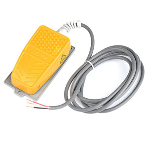 QLOUNI 250V 10A Industriale pedale momentaneo metallo piede
