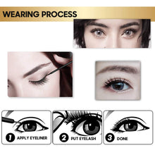 Carica l&#39;immagine nel visualizzatore di Gallery, Eyeliner Magnetico Waterproof Nero, Ciglia Magnete Per Trucco Magnetic... - Ilgrandebazar