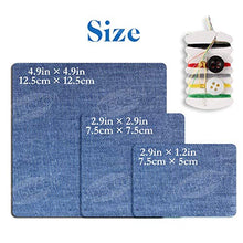 Carica l'immagine nel visualizzatore di Gallery, MUSCCCM Toppe termoadesive, 15 Pezzi Jeans per Vestiti Stile Semplice - Ilgrandebazar