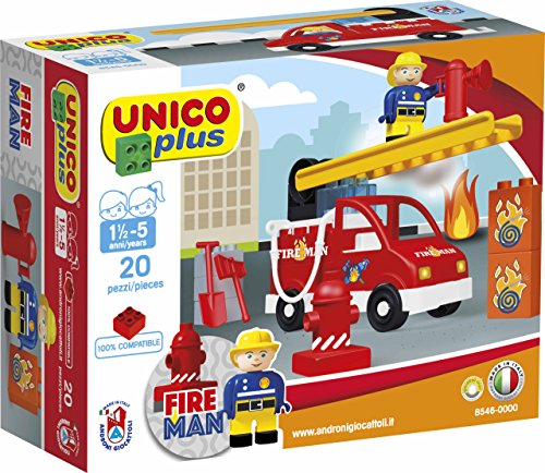COSTRUZIONE Unico City-Pompieri Veicolo 20pz 8546 - Ilgrandebazar