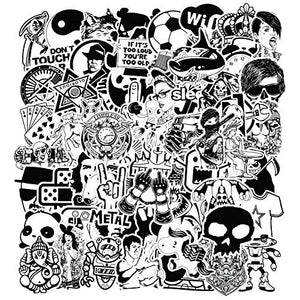 Modou 120 Adesivi in Vinile Sticker Perfetti per Laptop, Skateboard, 120