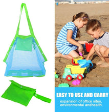 Carica l'immagine nel visualizzatore di Gallery, Abree Extra Large Family Maglia Spiaggia Borsa Tote Zaino Giocattoli Asciugamani Sabbia Lontano (2pcs)