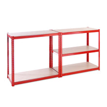 Carica l'immagine nel visualizzatore di Gallery, Scaffale per Garage - Scaffalatura,180cm x 90cm x 45cm - Rosso - 5 Red