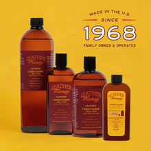 Carica l'immagine nel visualizzatore di Gallery, Leather Honey - Leather Conditioner, il miglior balsamo per pelle dal 1968, bottiglia da 236 ml. Per l'uso su abbigliamento in pelle, mobili, interni auto, scarpe, borse e accessori. Prodotto negli Stati Uniti