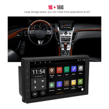 Carica l&#39;immagine nel visualizzatore di Gallery, Autoradio android 7&quot; Comandi al volante  2 Din, Touch Screen da 7 pollici Bluetooth WiFi Lettore Multimediale Supporto Lettore MP5 GPS / Immagine di Retromarcia / Controllo del Volante / Radio - Ilgrandebazar