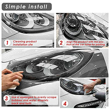 Carica l&#39;immagine nel visualizzatore di Gallery, Wilktop Pellicola per Fari Auto, PVC Adesivo Faro Auto Luce Nera - Ilgrandebazar