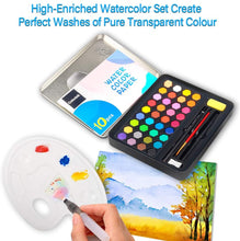 Carica l'immagine nel visualizzatore di Gallery, Cohotek Acquerelli Set Pittura ad Acquerello Solida, Set di 36 Colori Acquerello Portatile con 10 Set di Accessori(Pennelli Set, Temperamatite, Pennello Acqua etc)-Ideali per Artisti, Adulti e Bambini