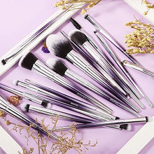 Carica l&#39;immagine nel visualizzatore di Gallery, Eono by Amazon - Pennelli Make Up Vegani Set 17Pcs Pennello Farbverlauf Lila
