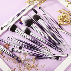 Eono by Amazon - Pennelli Make Up Vegani Set 17Pcs Pennello Farbverlauf Lila