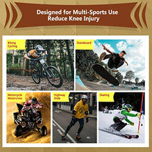 Carica l&#39;immagine nel visualizzatore di Gallery, KINGUARD Moto Ginocchiere Motocicletta Ginocchio Protezioni Guard Nero - Ilgrandebazar