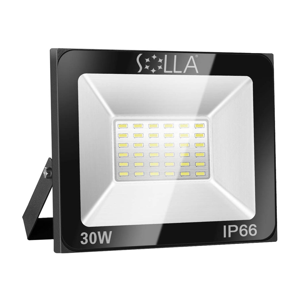 SOLLA Faretto a LED da 30W, IP66 Resistente all'acqua esterno, 6000k - Ilgrandebazar