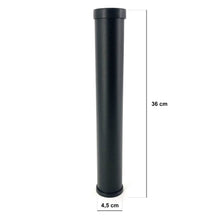 Carica l'immagine nel visualizzatore di Gallery, Cortassa - Set 4 Piedi per Rete a Doghe Gambe Letto Universali in Acciaio Resistente con Gomma Anti Graffio e Anti Scivolo (31 cm)