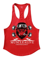 Carica l&#39;immagine nel visualizzatore di Gallery, Muscle Alive Uomo Fitness sotto Maglie Sportive Canotta Bodybuilding... - Ilgrandebazar