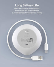 Carica l'immagine nel visualizzatore di Gallery, KORONA Luce Notturna Ricaricabile LED con Sensore di Movimento, USB-C Ricarica, Illuminazione Luminosità Regolabile con Striscia Magnetica Adesiva per Bagno, Cucina, Armadio, Corridoio, Scale