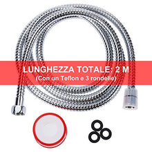 Carica l'immagine nel visualizzatore di Gallery, Rovtop 2m Flessibile Doccia, Adatto a Tutti i Soffione Tubo Doccia...
