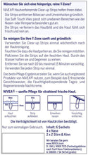 Carica l'immagine nel visualizzatore di Gallery, Nivea, Clear-Up Strips viso, per la rimozione di punti neri e impurità, 6 pz, 4 x naso e 2 x fronte [Tedesco]