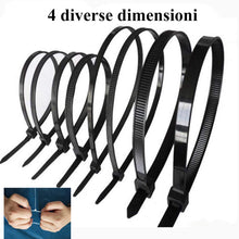 Carica l&#39;immagine nel visualizzatore di Gallery, 800pz Fascette Elettricista Plastica per Cable Management Lavori in Giardino... - Ilgrandebazar