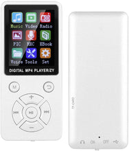Carica l'immagine nel visualizzatore di Gallery, Lettore Musicale Lettore Musicale Portatile Lossless Sound MP3 MP4 con Memoria Bluetooth 4.2 32G(Bianca)