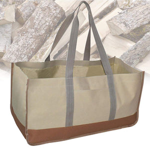 Borsa a Tracolla Resistente Durevole Legno, Robusta Kaki E Marrone - Ilgrandebazar
