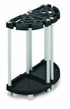 Carica l&#39;immagine nel visualizzatore di Gallery, TERRY Double Tool Rack Rastrelliera 73x37.5x77.5 cm, Grigio/Nero - Ilgrandebazar