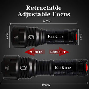 Torcia LED Potente Torce Alta Potenza Militare, Lumen Torcia... - Ilgrandebazar