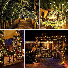 Carica l'immagine nel visualizzatore di Gallery, Luci Solari Esterno, 26m 240 LED 8 Modalità Impermeabile IP65, Catena Luminosa Per Festa, Matrimonio, Giardino, Natale, Patio Luci Decorative