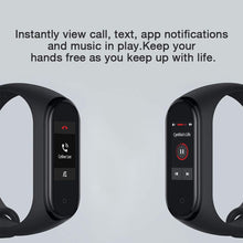 Carica l'immagine nel visualizzatore di Gallery, Xiaomi Mi Band 4 Activity Tracker,Monitor attività,Monitor frequenza cardiaca Monitoraggio Fitness, Bracciale Smartwatch con Schermo AMOLED a Colori 0,95, con iOS e Android (Versione Globale)
