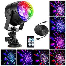 Carica l&#39;immagine nel visualizzatore di Gallery, Anpro Luci Discoteca LED, USB Alimentata Palla da con 4M Cavo e... - Ilgrandebazar