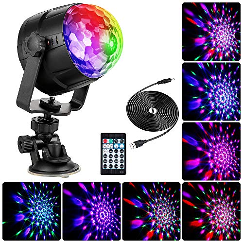 Anpro Luci Discoteca LED, USB Alimentata Palla da con 4M Cavo e... - Ilgrandebazar