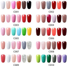 Carica l&#39;immagine nel visualizzatore di Gallery, Elite99 Smalto Semipermanente 3 in 1 Smalto per Unghie in Gel UV LED 6pz Kit Smalti Semipermanenti Soak off One-Step Gel Colori Ricostruzione per Unghie Mini Dimensioni 7ml - 008
