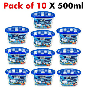 Deumidificatore interno ANSIO, dispositivo Confezione da 10 - Vasca 500 ml