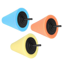 Carica l&#39;immagine nel visualizzatore di Gallery, Lucidatura Auto Set,3Pcs Spugna Cono Tampone di Sfera di... - Ilgrandebazar